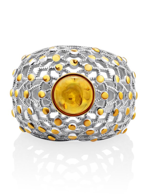 VAN5.jpeg Volumetric Natural Amber Ring