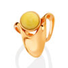 Volumetric-gold-plated-ring-with-honey-colored-amber-2.jpeg Volumetric Ring with Honey-Colored Amber