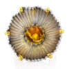 Volumetric-ring-made-of-silver-with-gilding-3.jpg Volumetric Ring made of Silver with Amber Phlox