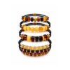 Golden Petals Amber Bracelets