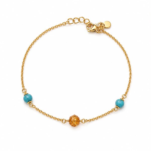 Amber&Turquoise Bracelet