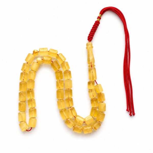 bar12.jpeg Natural Baltic Amber Misbah 19g 45Beads 7X9mm