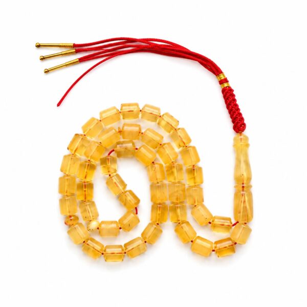 bar13.jpeg Natural Baltic Amber Misbah 19g 45Beads 7X9mm