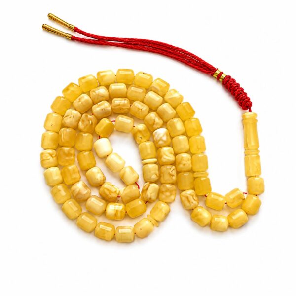 bar14.jpeg Natural Baltic Amber Misbah 33g 72Beads 8X10mm