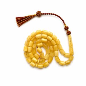 bar16.jpeg Natural Baltic Amber Misbah 23g 48Beads 8X11mm