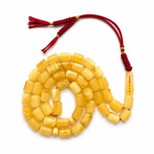 bar23.jpeg Natural Baltic Amber Misbah 22g 47Beads 7X11mm