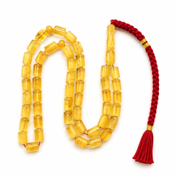 bar24.jpeg Natural Baltic Amber Misbah 23g 48Beads 7X10mm