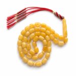 Natural Baltic Amber Misbah 29g 48 Beads 8X11mm