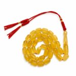 Natural Baltic Amber Misbah 17g 35Beads 7X11mm
