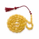 Natural Baltic Amber Misbah 29g 48Beads 8X13mm