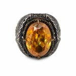 Golden Radiance Citrine Ring