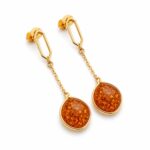 Aurora Amber Earrings