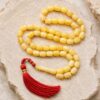 fab.jpeg Natural Baltic Amber Misbah 50g 51 Beads 10X14mm