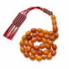 ger24.jpeg Antique German Amber Misbah 24g 33Beads 9X12mm