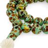 green-tas2.jpg Mosaic Amber Misbah 45g 33 Beads 13mm