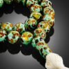 green-tas3.jpg Mosaic Amber Misbah 45g 33 Beads 13mm