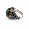 Royal Jade Cushion Rings
