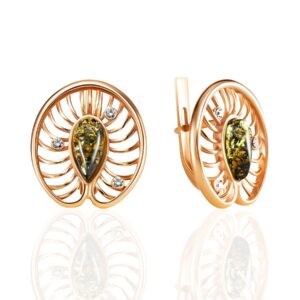 kruglye_pozolochennye_sergi_iz_yantarya_zelyenogo_ottenka_ameliya1.jpg Green Amber Earrings