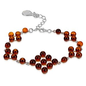 Amber Cascade Bracelet