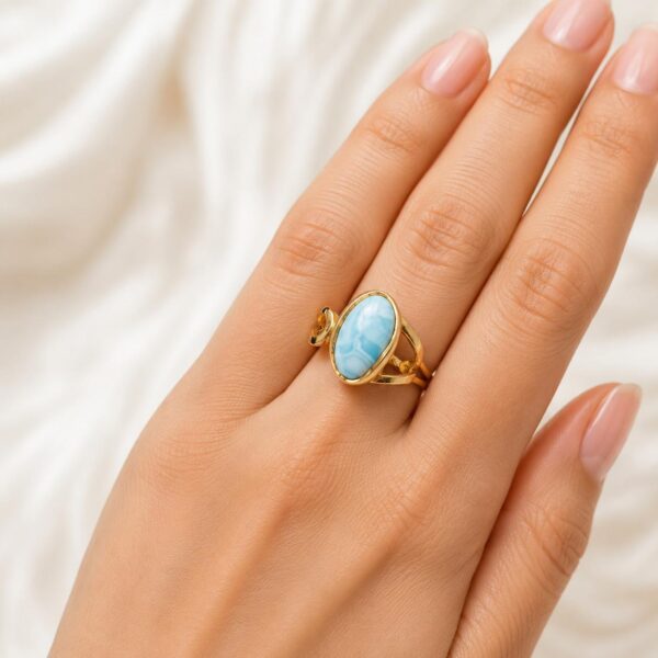 lar7.jpeg Ocean Weave Larimar Rings