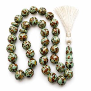 moza.jpeg Mosaic Amber Misbah 45g 33 Beads 13mm