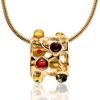 neobychnyy_kulon_iz_serebra_s_pozolotoy_i_yantarya_raznykh_tsvetov_limbo1.jpg Unusual Mix Colour Beads Necklace