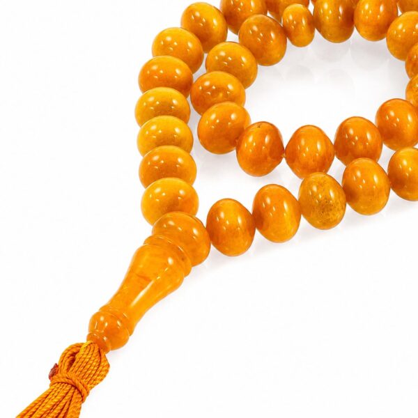 pear3.jpeg Royal Honey Molded Amber Tasbih