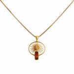 Amber Palm of life Pendant
