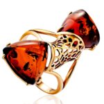 Large Natural Amber Ring