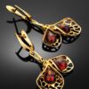 red9.jpg Cherry-colored Amber Earrings