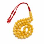 Natural Baltic Amber Misbah 20g 45Beads 9mm
