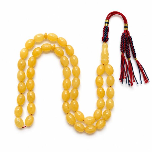 sal2.jpeg Natural Baltic Amber Misbah 26g 47Beads 9X12mm