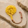 seq1.jpeg Natural Baltic Amber Misbah 23g 48 Beads 8X13mm