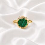 Malachite Crown Ring