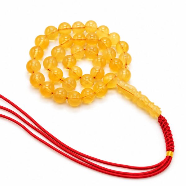 sr.jpeg Natural Baltic Amber Misbah 22g 48Beads 9mm