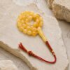 stone3.jpeg Natural Baltic Amber Misbah 21g 49 Beads 8X11mm