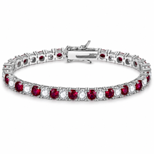 Ruby Tennis Bracelet