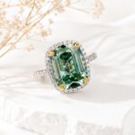 Halo Tourmaline Ring