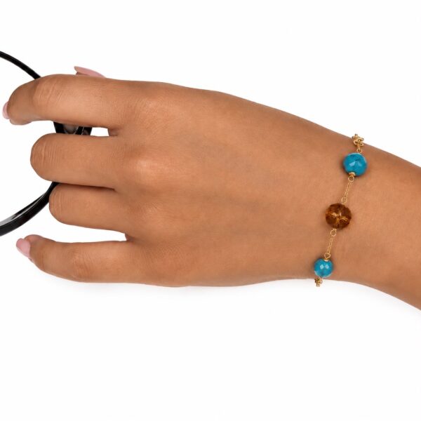 Amber&Turquoise Bracelet