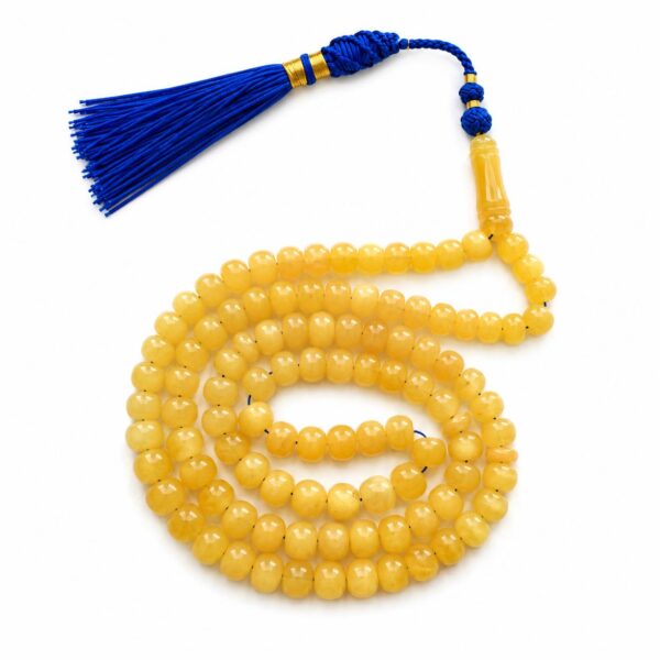 twaer.jpeg Natural Baltic Amber Misbah 30g 99 Beads 8mm