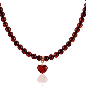 yarkiy_choker_iz_vishnyevogo_yantarya_s_podveskoy_serdechkom_karamel1.jpg Cherry Ambe Heart Necklace