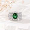 zomorda.jpeg Regal Green CZ Ring