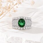 Regal Green CZ Ring